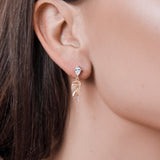 Selena Schwan Ohrringe