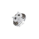 Merlin Owl Ring