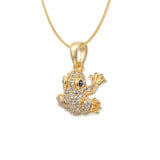 Lex Gold Frosch Halskette