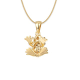 Lex Gold Frosch Halskette