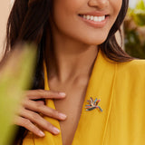 Eden Flower Pendant / Brooch