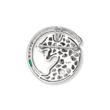 Jasper Leopard Pendant / Brooch