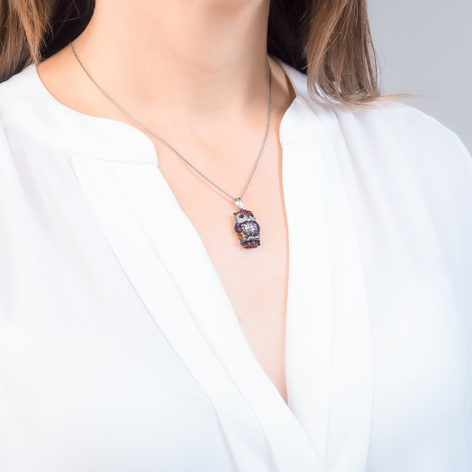 Pendentif chouette Elke