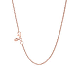 Collier cordon 1.2 plaqué or rose