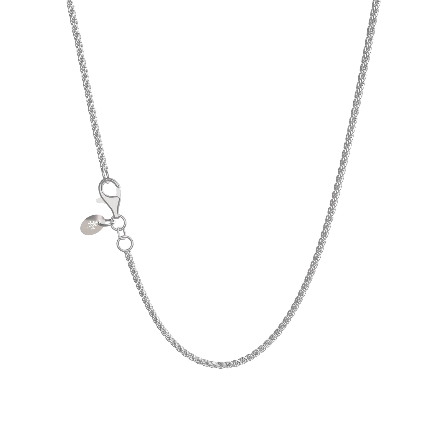 Kette en cordon 1.2 rhodiée