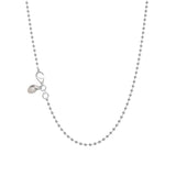 Ball chain 1.8 rhodium plated