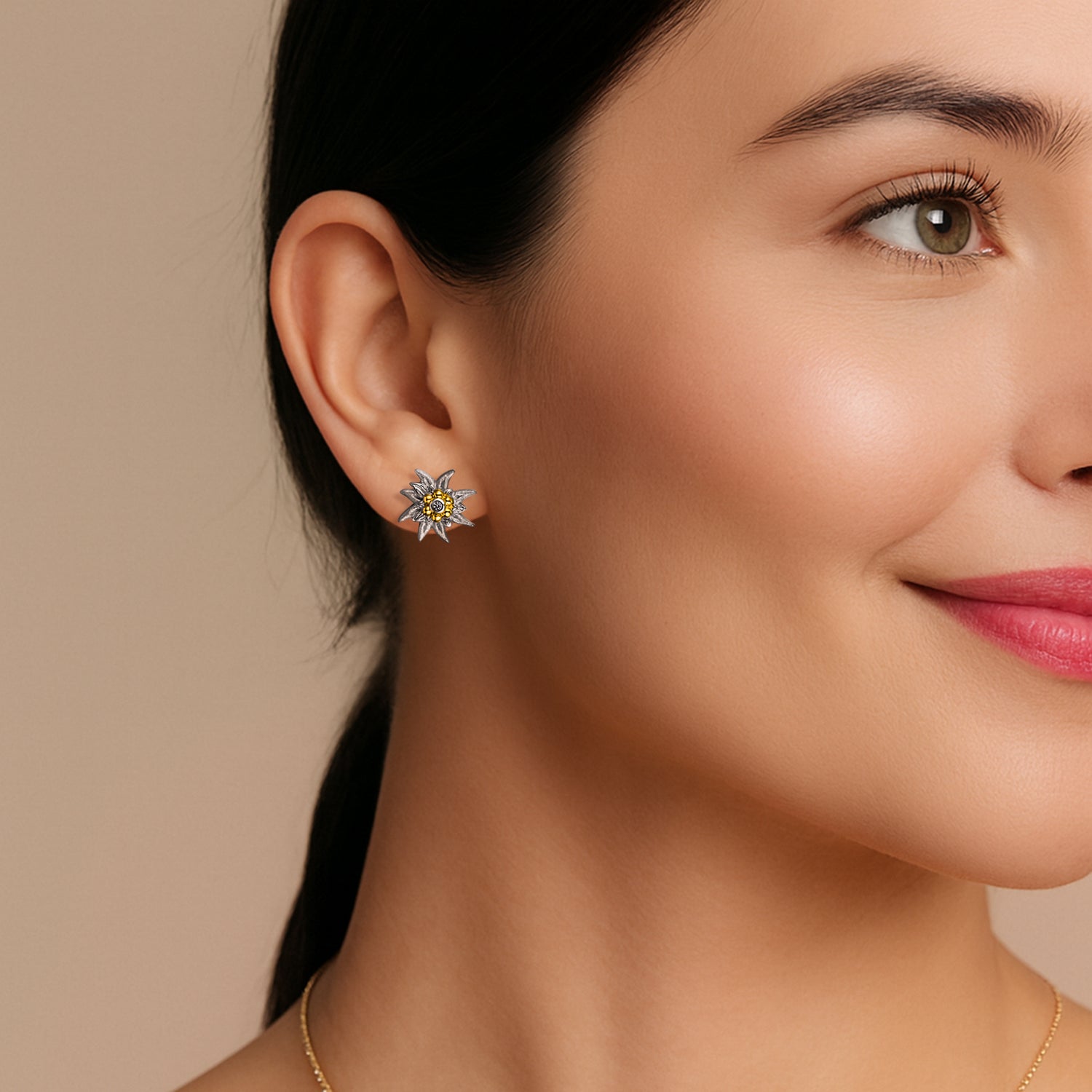 Clara Edelweiss Boucles d'oreilles