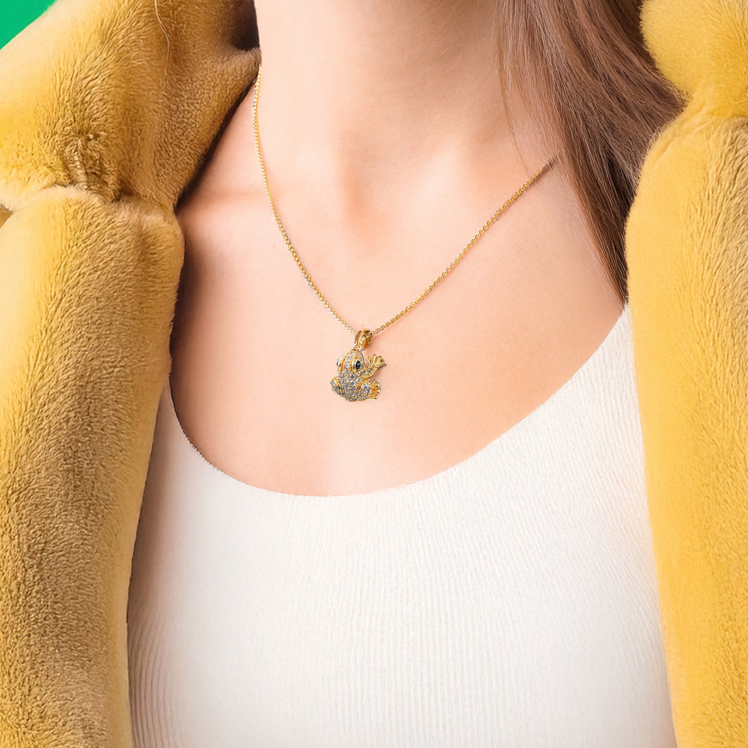 Lex Gold Collier Grenouille