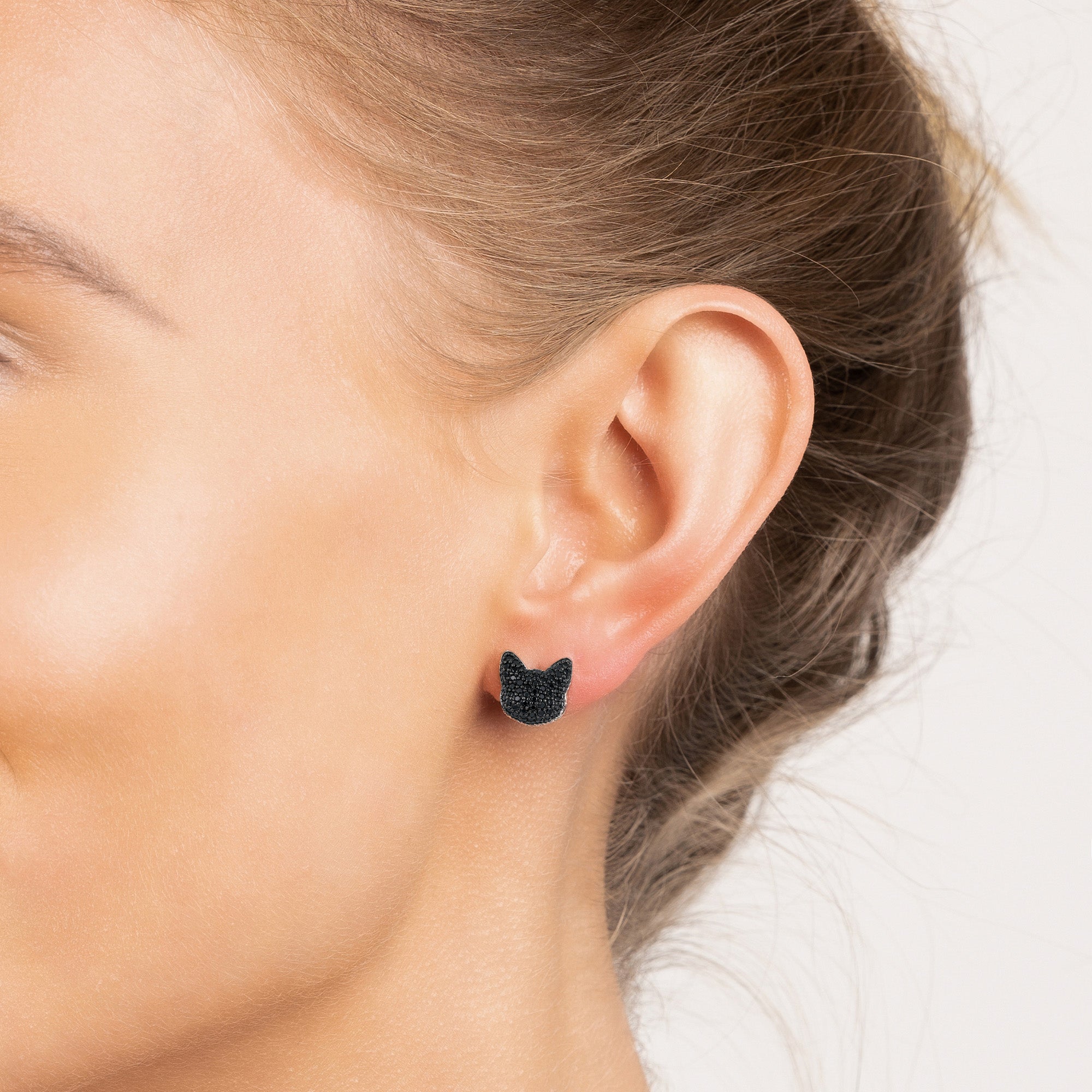 Kuro Boucles d'oreilles chat
