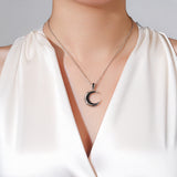 Muna Shadow pendentif lune