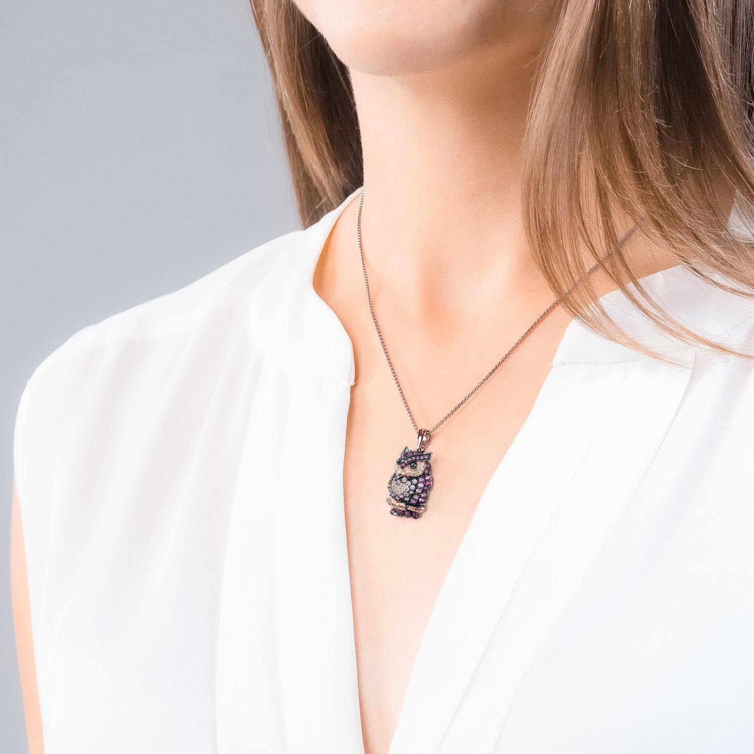 Pendentif hibou Rosi