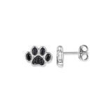 Black Paw Pfoten Ohrringe