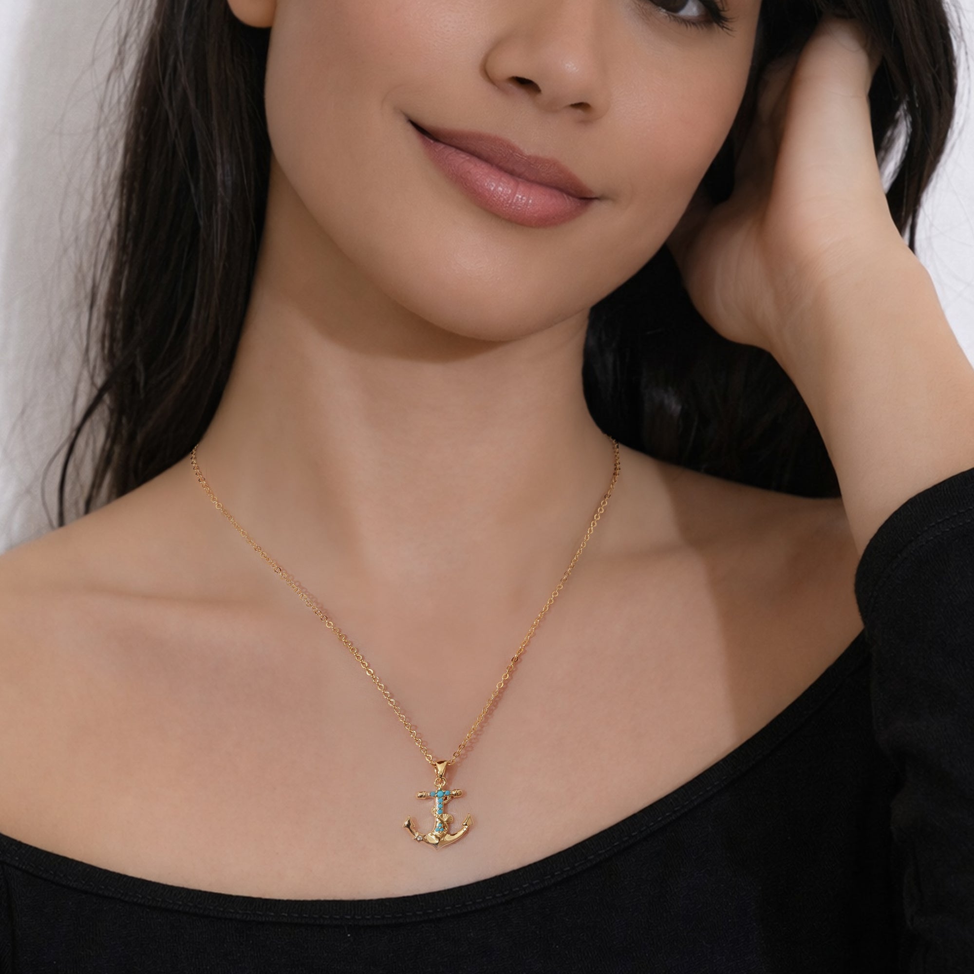 Haven Aqua Anker Anhänger