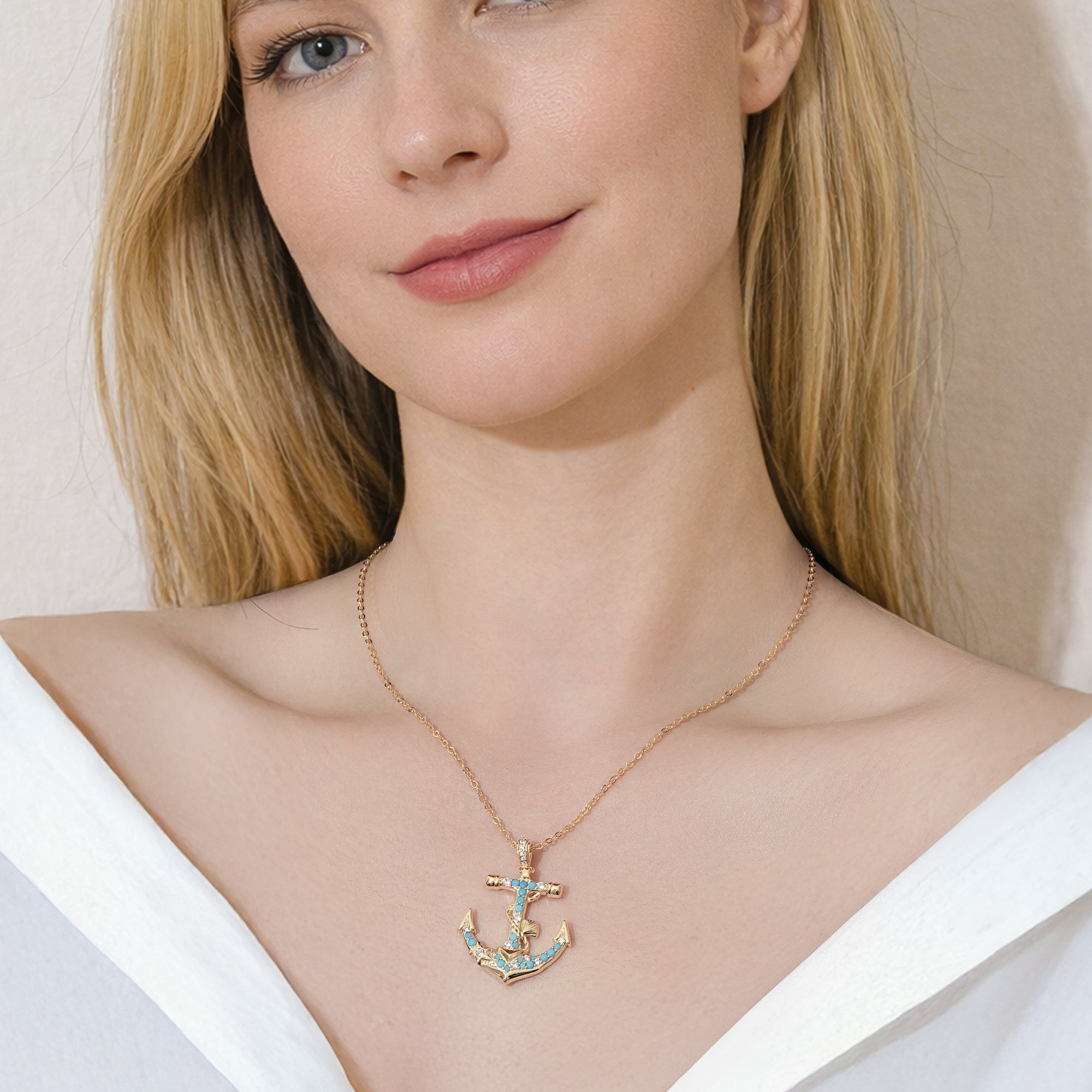 Marina Aqua Anker Anhänger