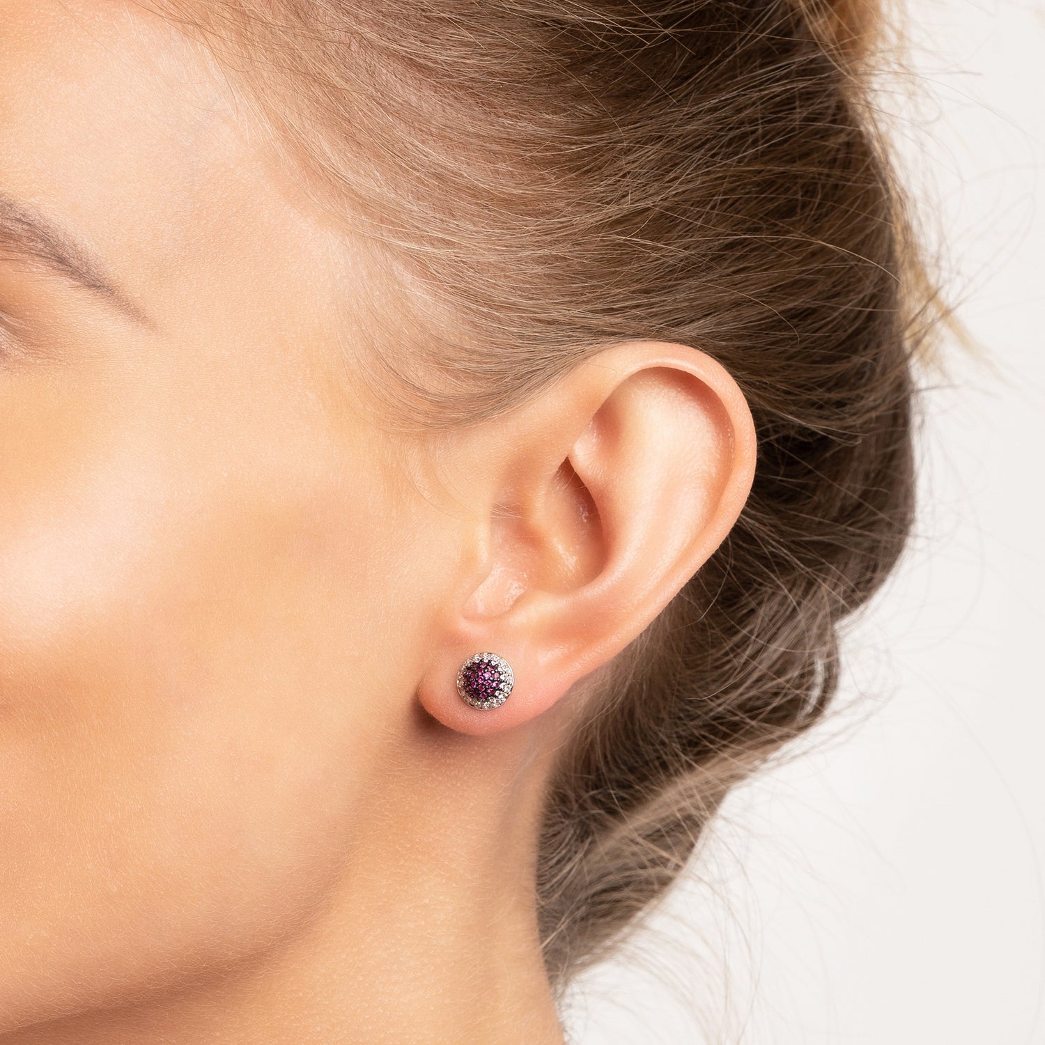 Ruby Boucles d'oreilles en bambou
