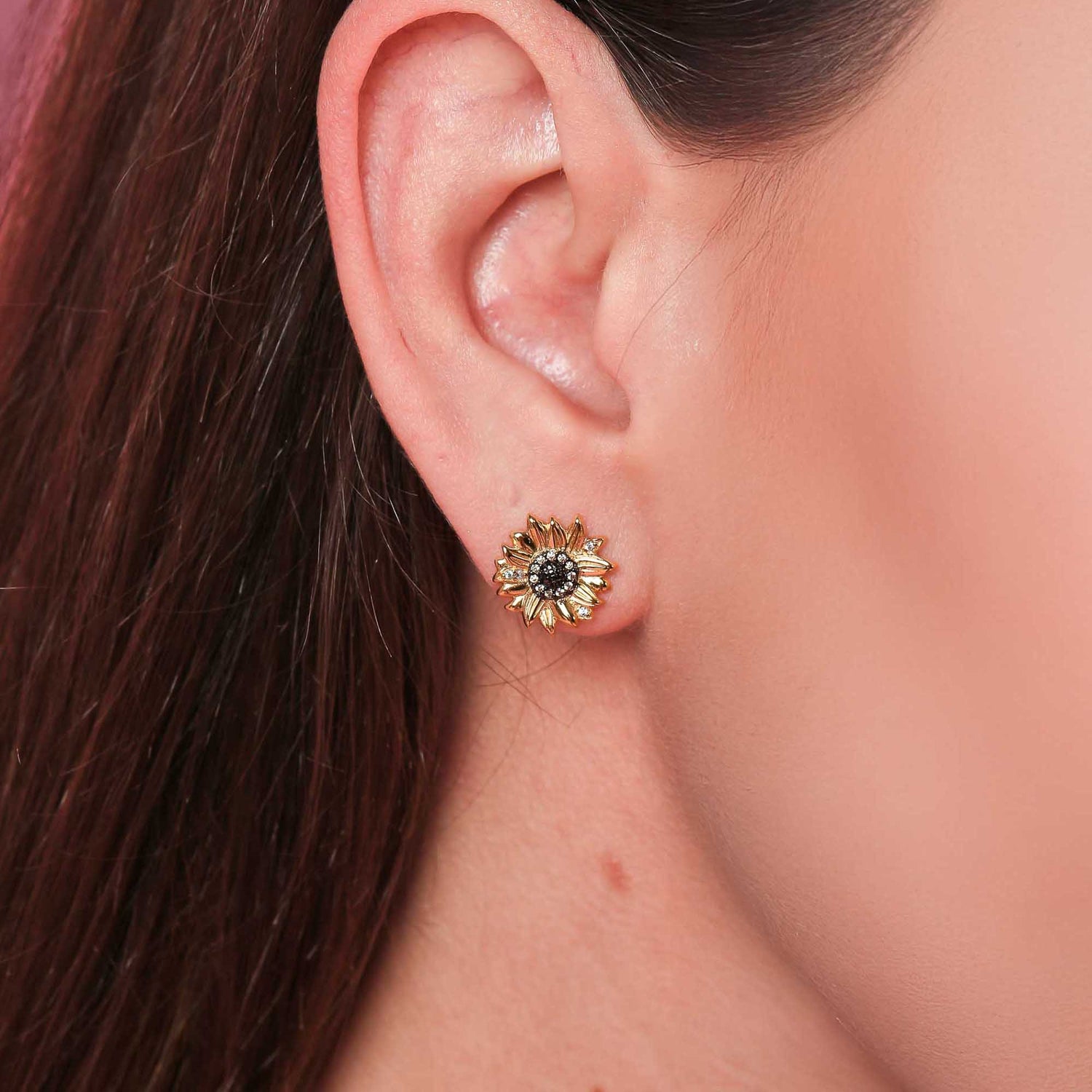 Solana Boucles d'oreilles tournesol