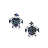 Boucles d'oreilles tortue coquillage