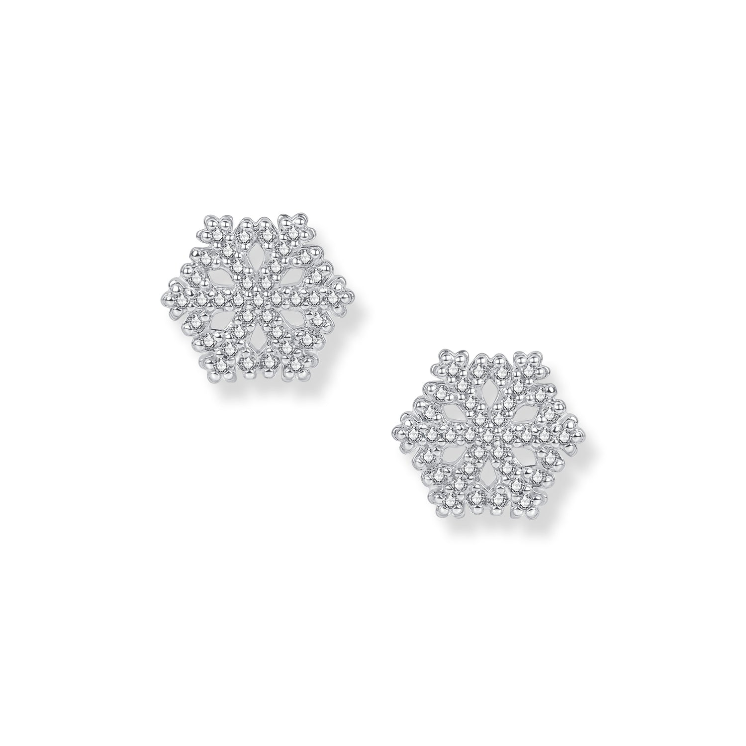 Flocons Boucles d'oreilles Flocon de neige