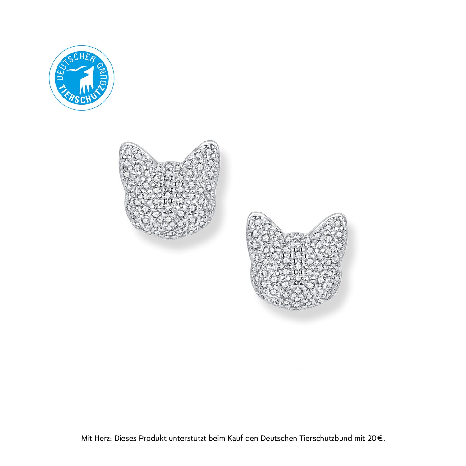 Shiro Cat Earrings