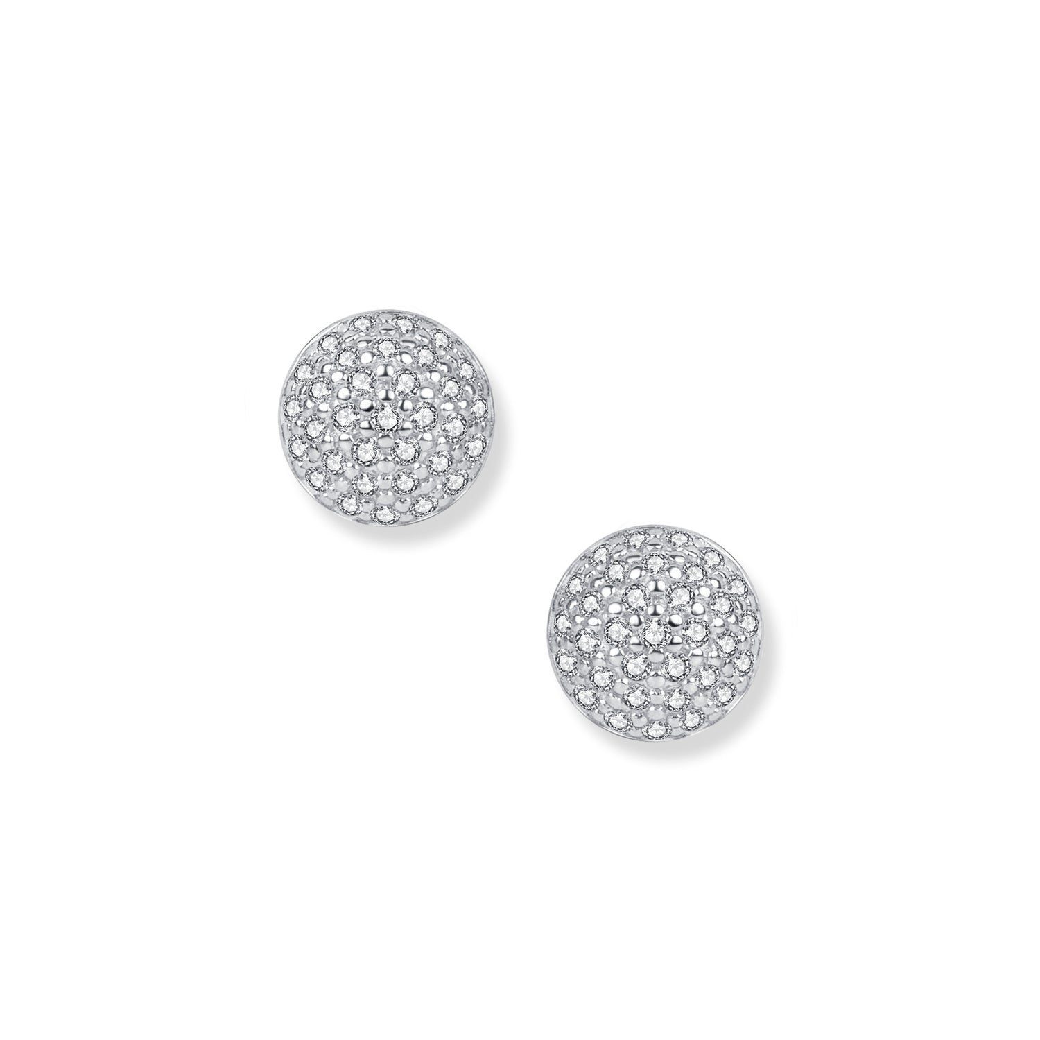 White Bambou Boucles d'oreilles