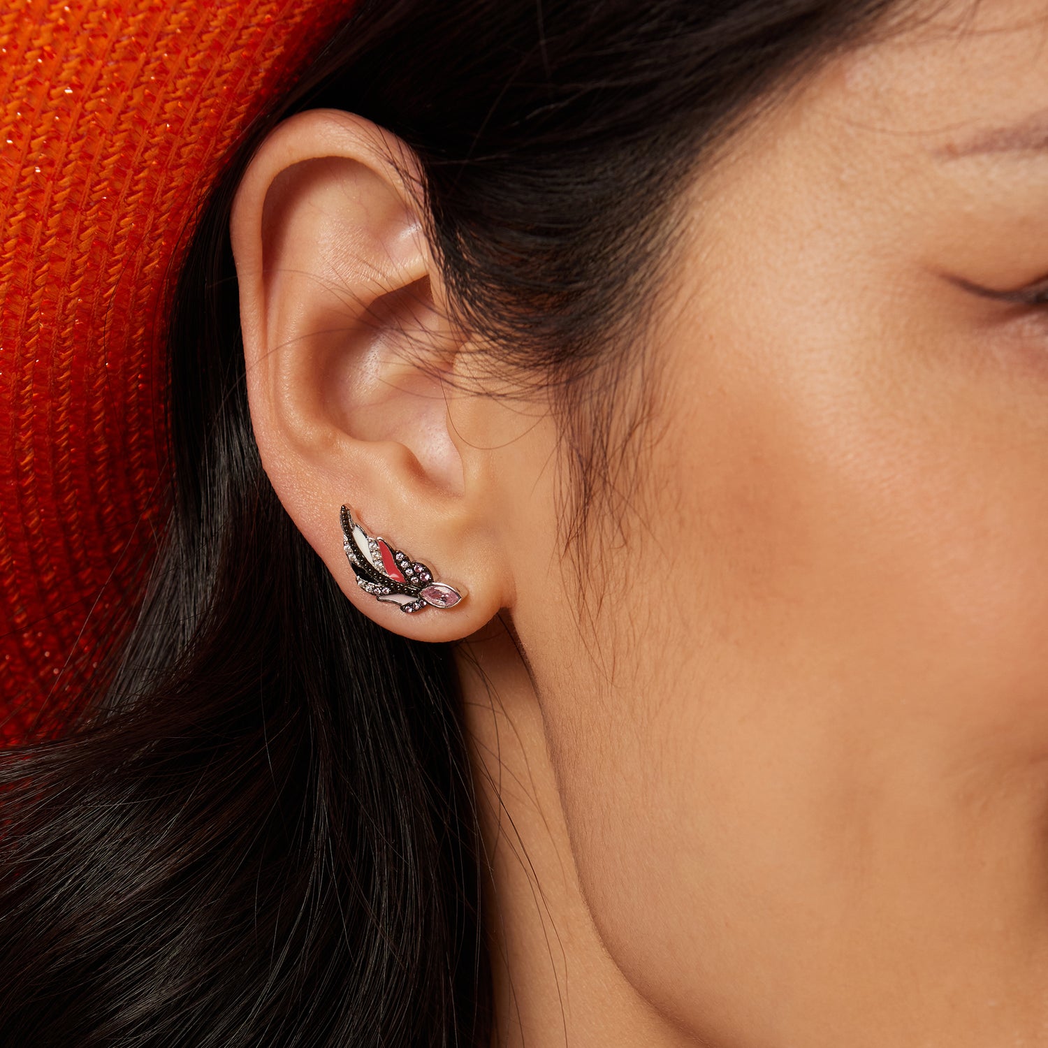 Fabio Flamingo Boucles d'oreilles