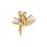 Pendentif / broche fleur de paradis