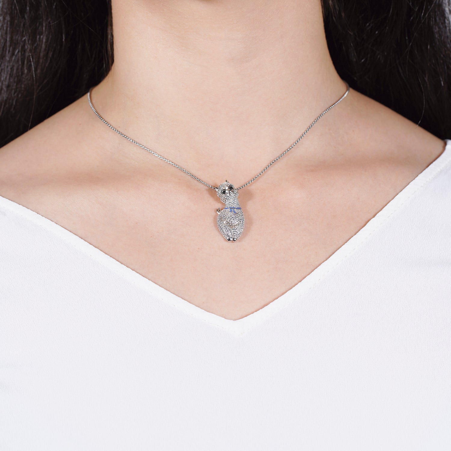 Bruce pendentif alpaga