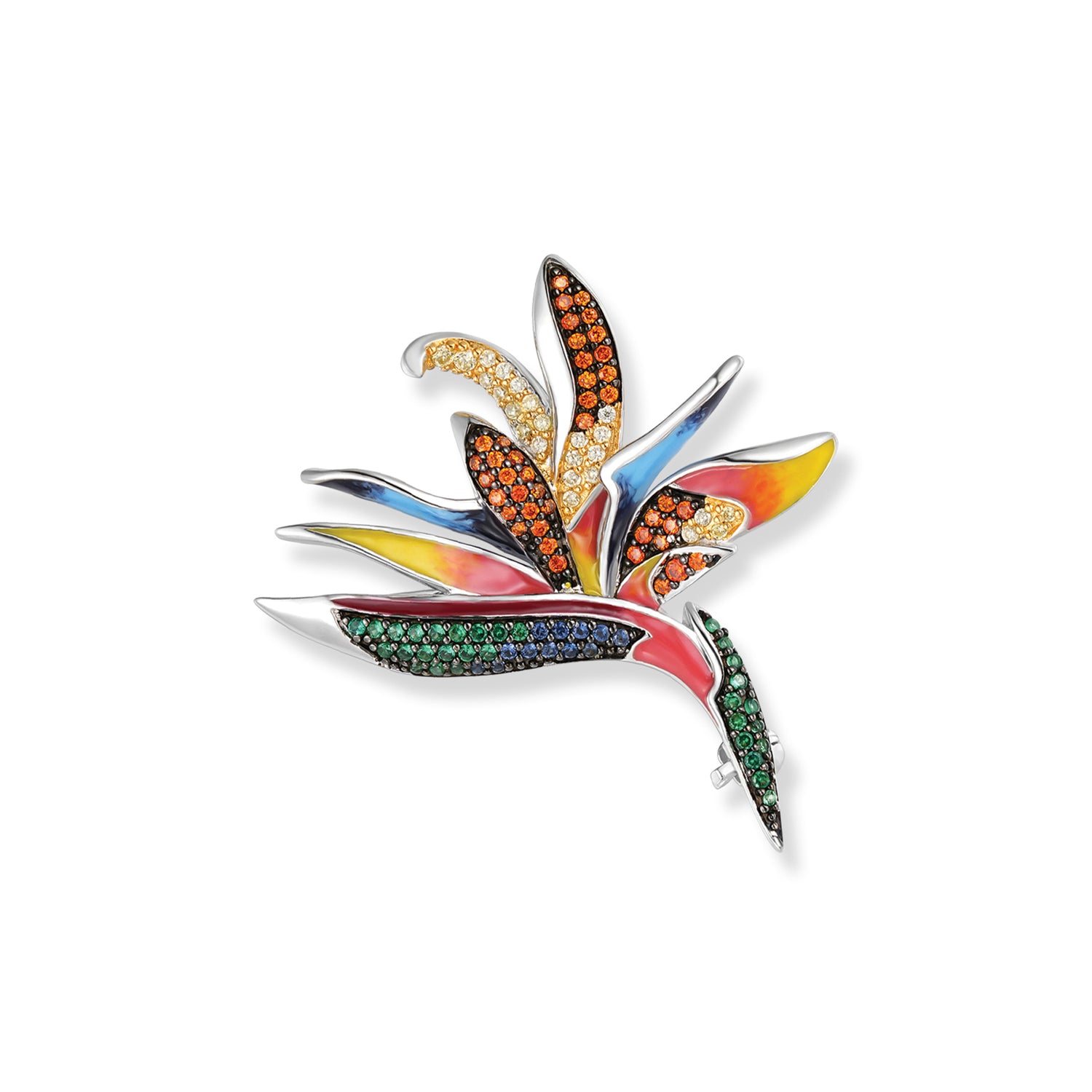 Eden pendentif / broche fleurs