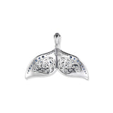 Nessie whale fin pendant