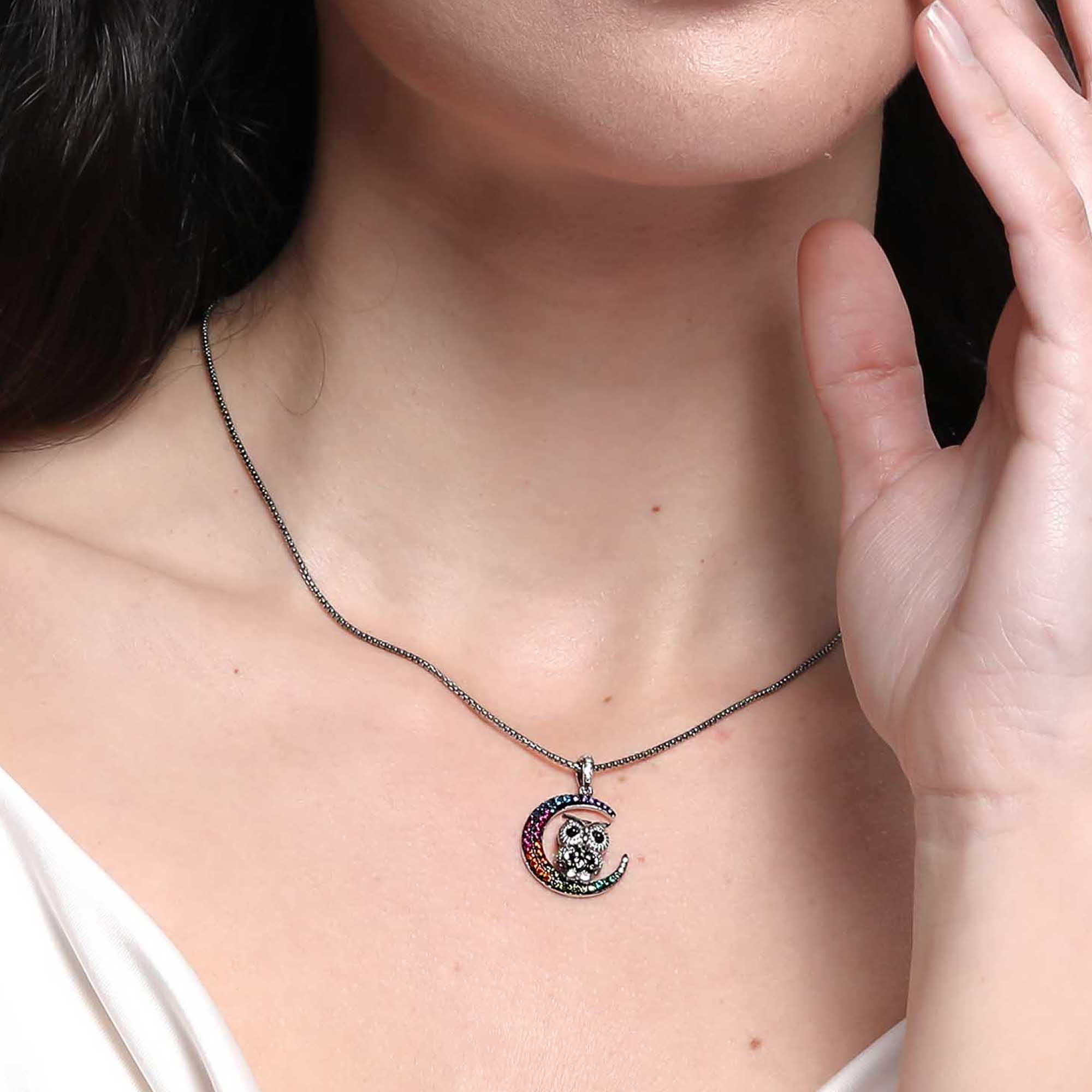 Prisma pendentif hibou